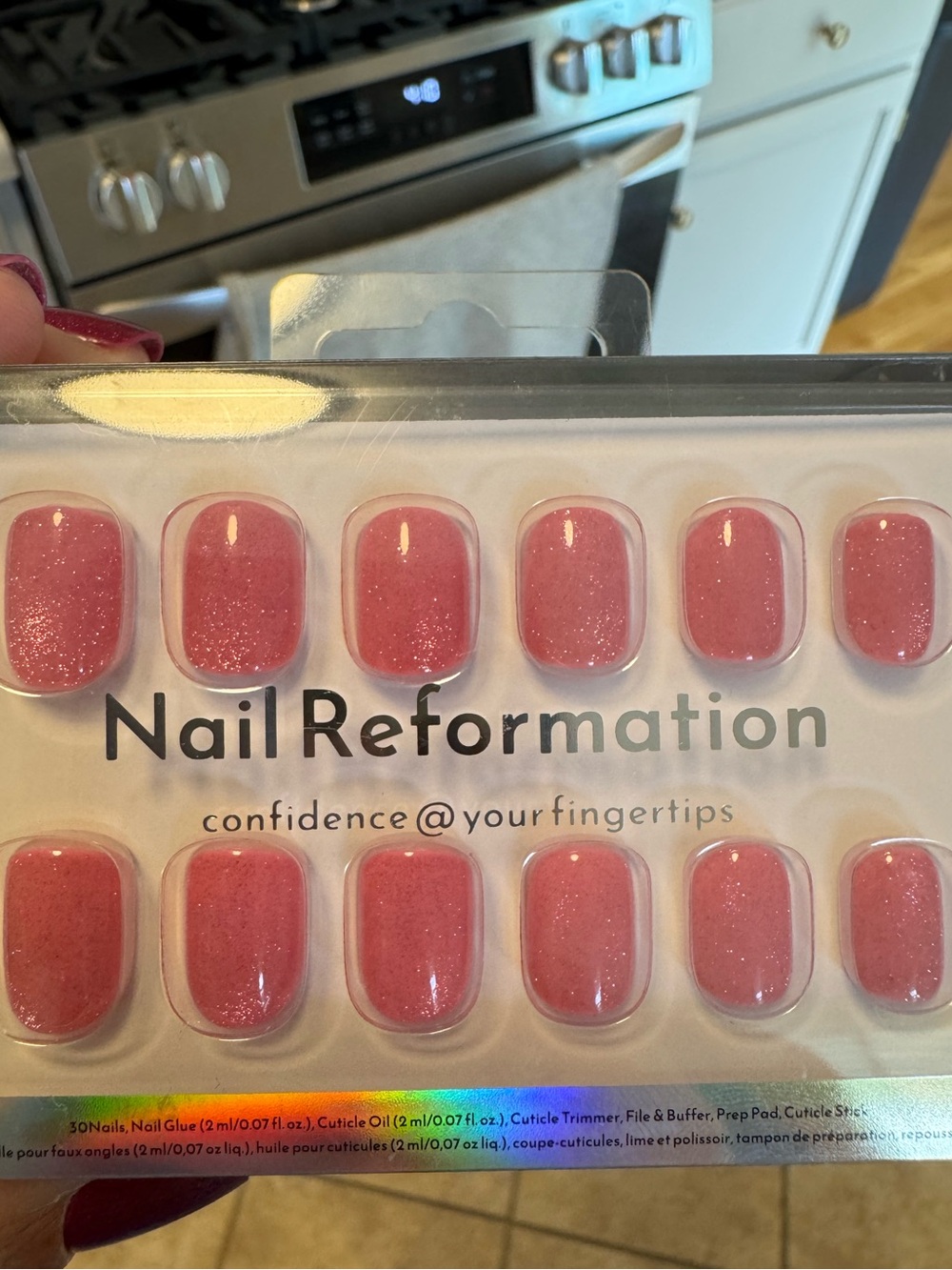 Nail Reformation - “Pink a Boo”  - Short Square - New in Box